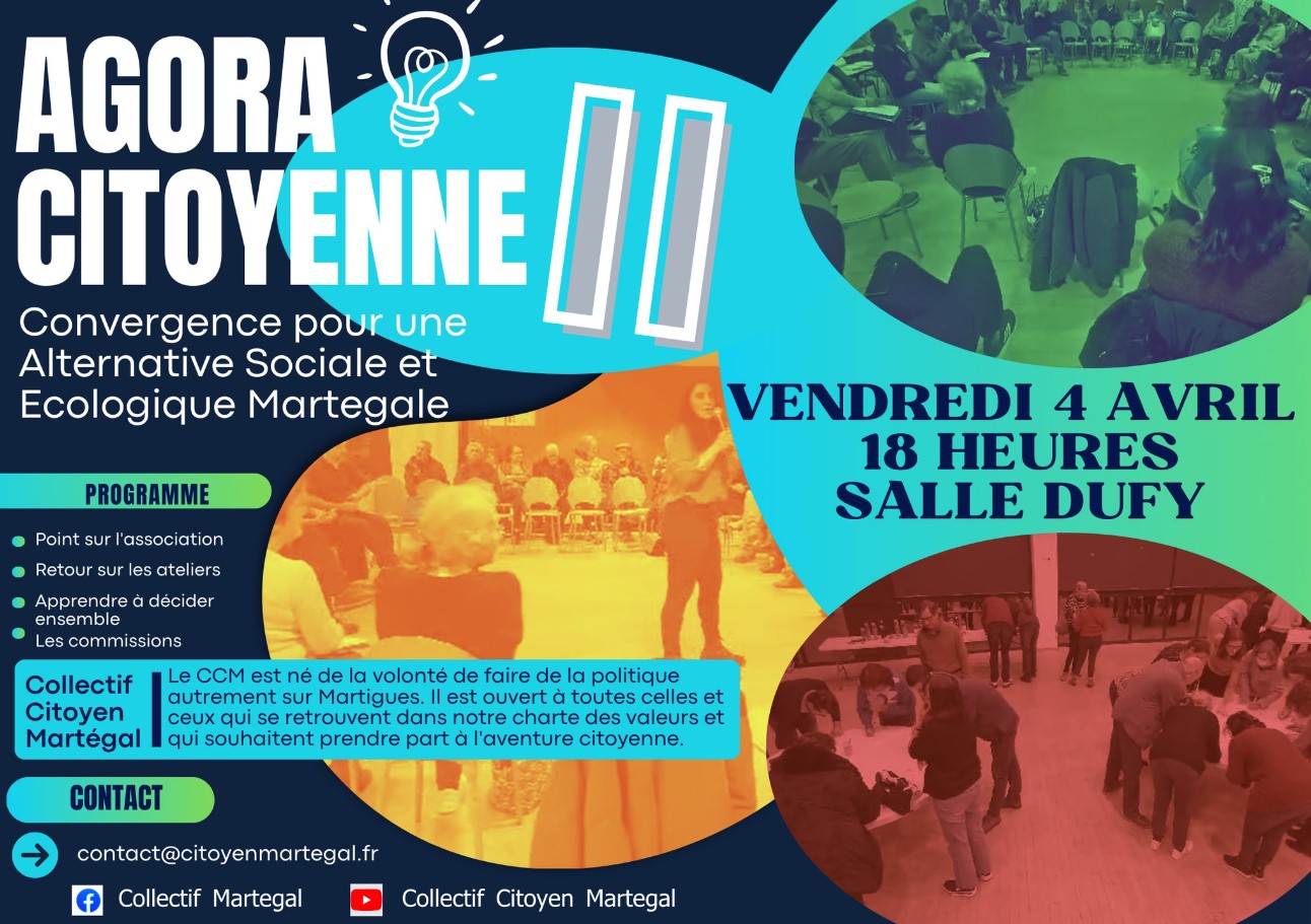 Collectif Citoyen – Retour sur le travail de l&rsquo;Agora #2 du 4 avril 2025